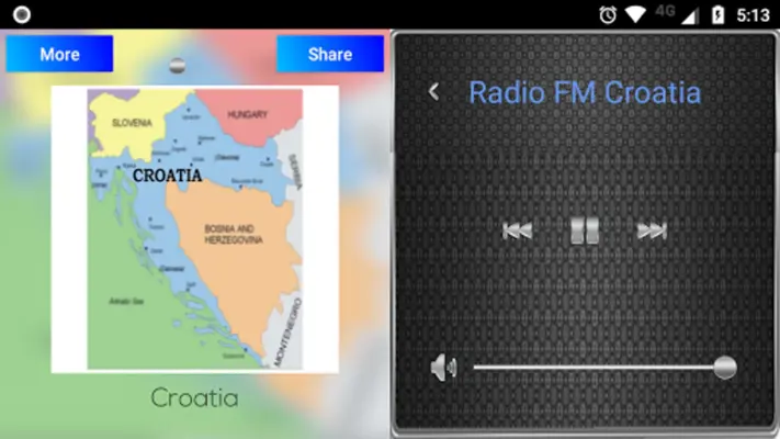 Radio FM Croatia android App screenshot 0